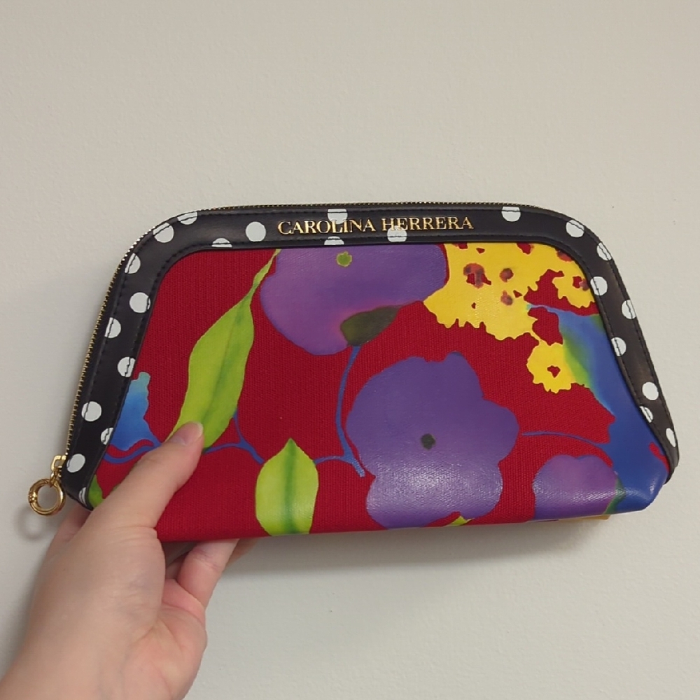 Carolina Herrera Multicolor Floral Clutch